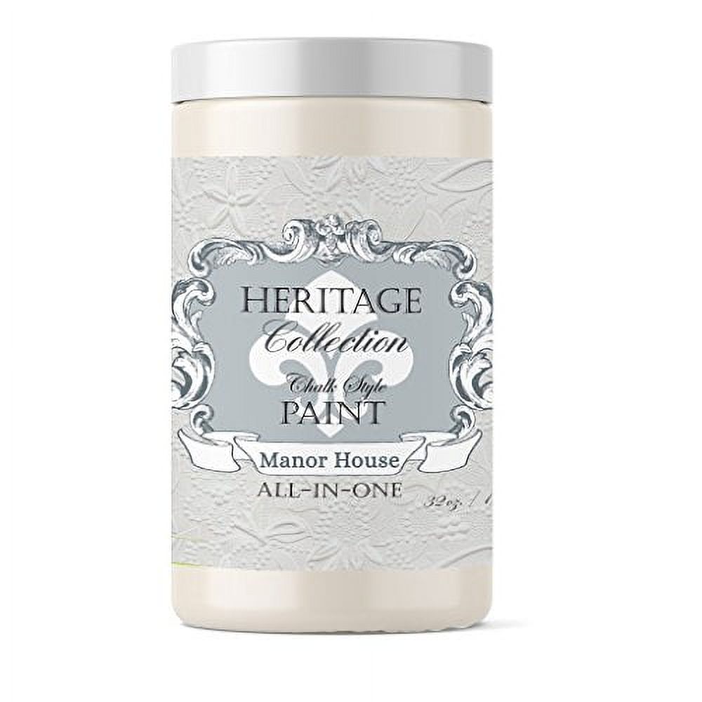 ALL-IN-ONE Paint by Heirloom Traditions, Manor House (Creamy Off White), 32  Fl Oz Quart 